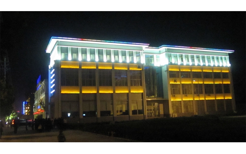 梁山縣國家電網(wǎng)樓體亮化工程