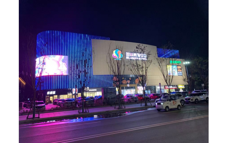 光影織就煙火色，夜色喚醒步行街 —— 濱州惠民縣圣豪悠樂里亮化工程紀(jì)實(shí)