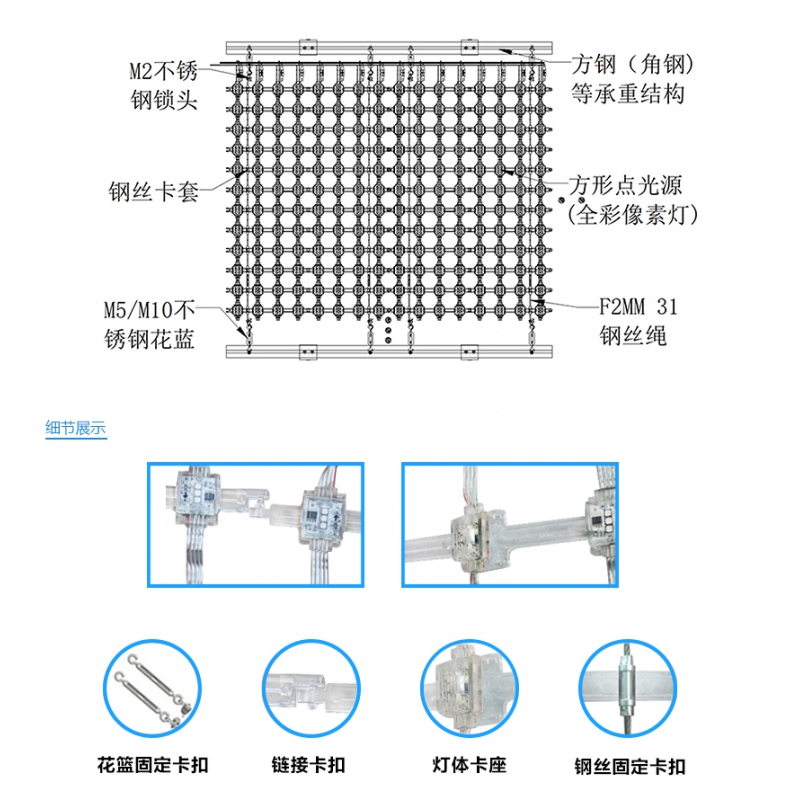 P62.5全彩網(wǎng)格屏，網(wǎng)格軟屏，戶(hù)外LED網(wǎng)格屏